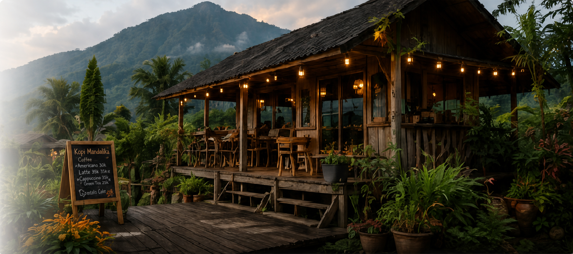 Village café in Tambunan